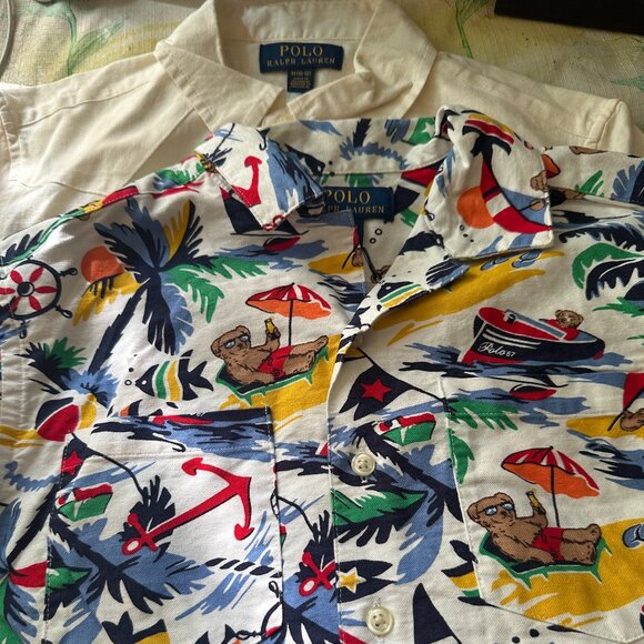 Ralph Lauren Other - Lot of 2 Polo Ralph Lauren SS Button Front Shirt Medium 10-12
